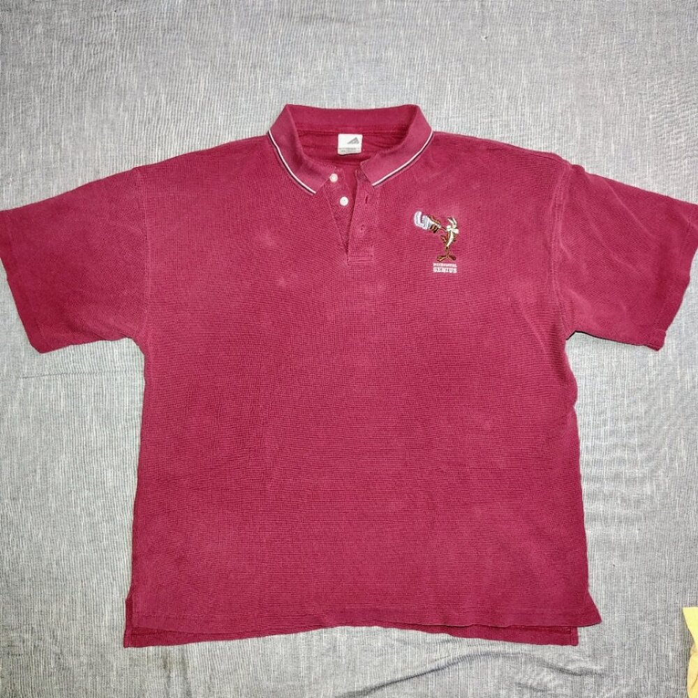 VINTAGE 2000 Warner Bros Wile E‎ Coyote Studio Store Shirt XL Mechanic Polo